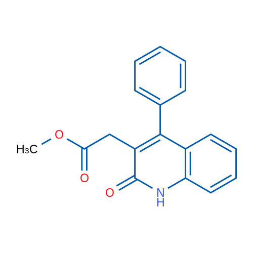 Methyl 2-(2-oxo-4-phenyl-1,2-dihydroquinolin-3-yl)acetate 1g