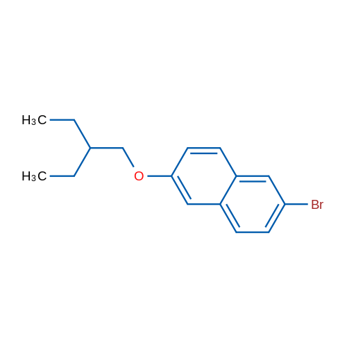 2-Bromo-6-(2-ethylbutoxy)naphthalene 1g