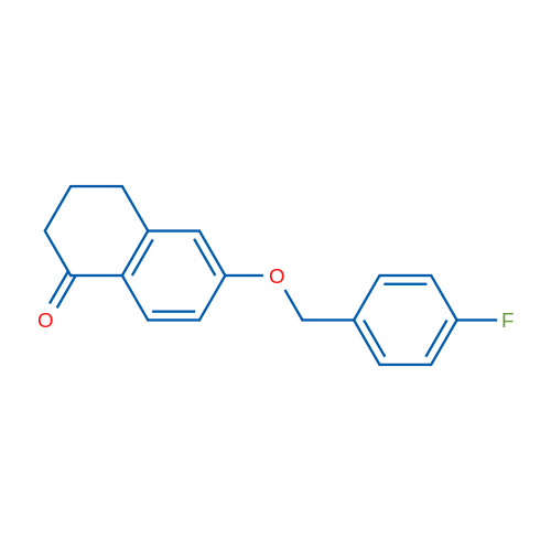 6-((4-Fluorobenzyl)oxy)-3,4-dihydronaphthalen-1(2H)-one 1g