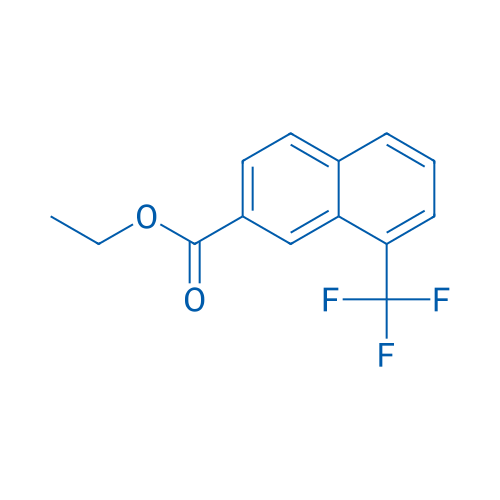 2-Naphthalenecarboxylic acid, 8-(trifluoromethyl)-, ethyl ester 1g