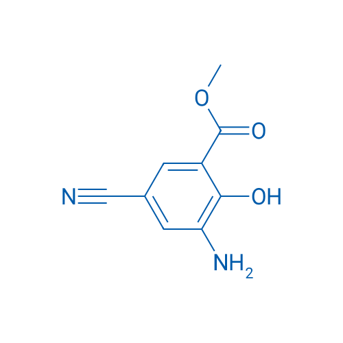 Methyl 3-amino-5-cyano-2-hydroxybenzoate 250mg