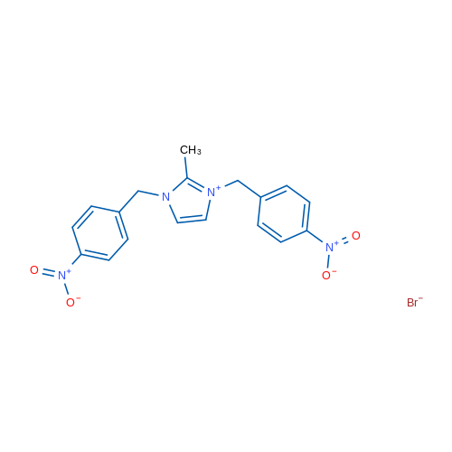 2-MEthyl-1,3-bis(4-nitrobenzyl)-1h-imidazol-3-ium bromide 1g