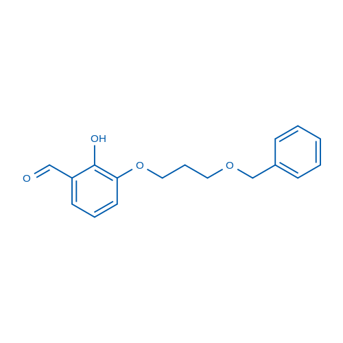 3-(3-(Benzyloxy)propoxy)-2-hydroxybenzaldehyde 250mg