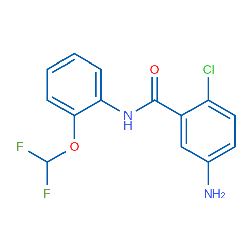 5-Amino-2-chloro-N-(2-(difluoromethoxy)phenyl)benzamide 1g