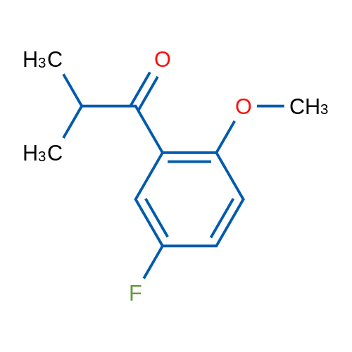 1-(5-Fluoro-2-methoxyphenyl)-2-methylpropan-1-one 1g