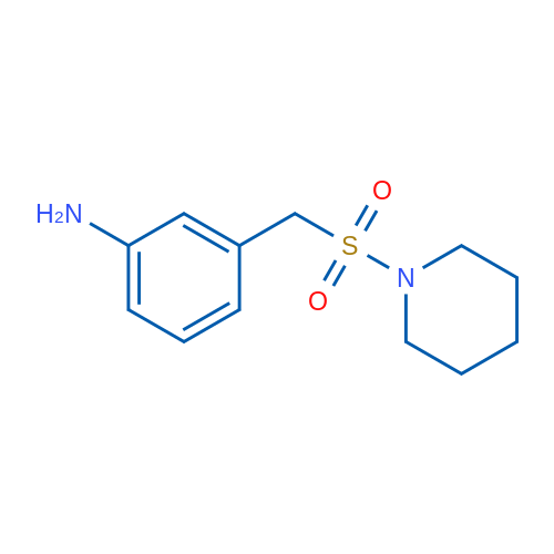 3-((Piperidin-1-ylsulfonyl)methyl)aniline 1g