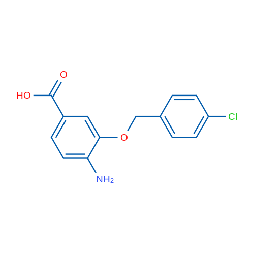4-Amino-3-((4-chlorobenzyl)oxy)benzoic acid 1g
