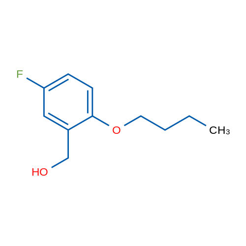 (2-Butoxy-5-fluorophenyl)methanol 1g