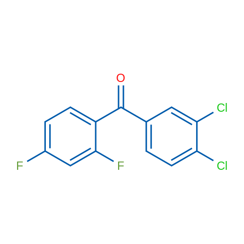 (3,4-Dichlorophenyl)(2,4-difluorophenyl)methanone 1g