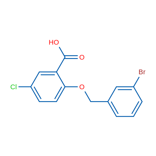 2-((3-Bromobenzyl)oxy)-5-chlorobenzoic acid 5g