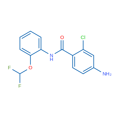 4-Amino-2-chloro-N-(2-(difluoromethoxy)phenyl)benzamide 1g