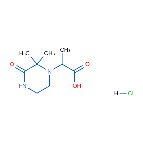2-(2,2-Dimethyl-3-oxopiperazin-1-yl)propanoic acid hydrochloride 1g