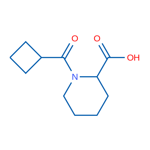1-(Cyclobutanecarbonyl)piperidine-2-carboxylic acid 1g