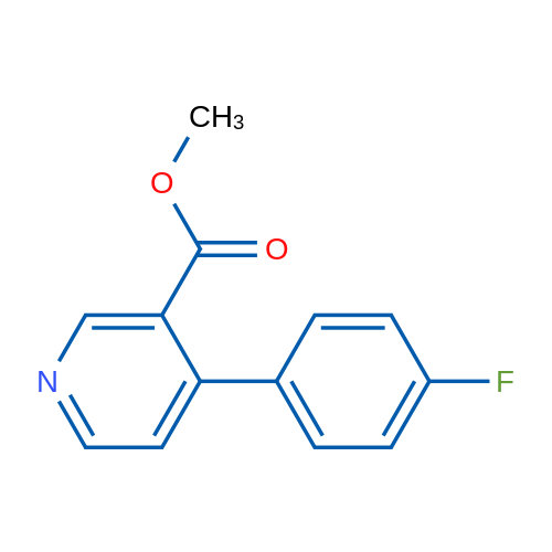 Methyl 4-(4-fluorophenyl)nicotinate 1g