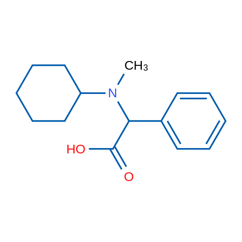 2-(Cyclohexyl(methyl)amino)-2-phenylacetic acid 1g