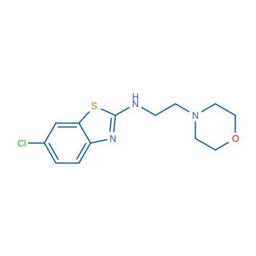 6-chloro-N-(2-morpholin-4-ylethyl)-1,3-benzothiazol-2-amine 250mg