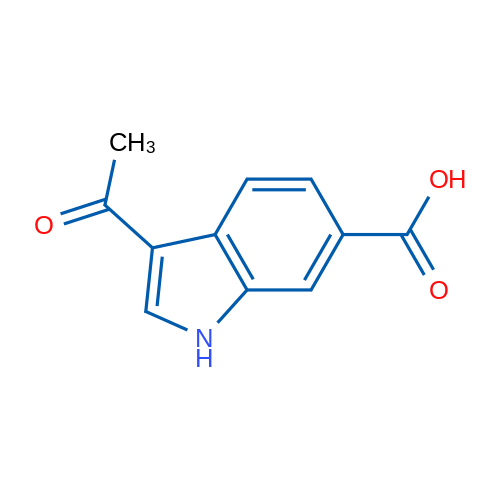 3-acetyl-1H-indole-6-carboxylic acid 5g