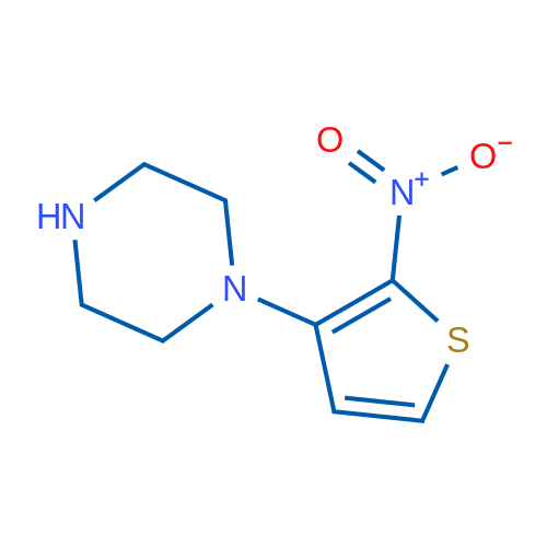 1-(2-Nitro-3-thienyl)piperazine 1g