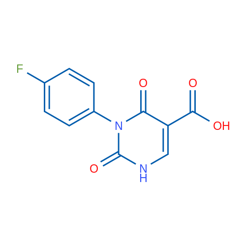 3-(4-fluorophenyl)-2,4-dioxo-1,2,3,4-tetrahydropyrimidine-5-carboxylic acid 10g