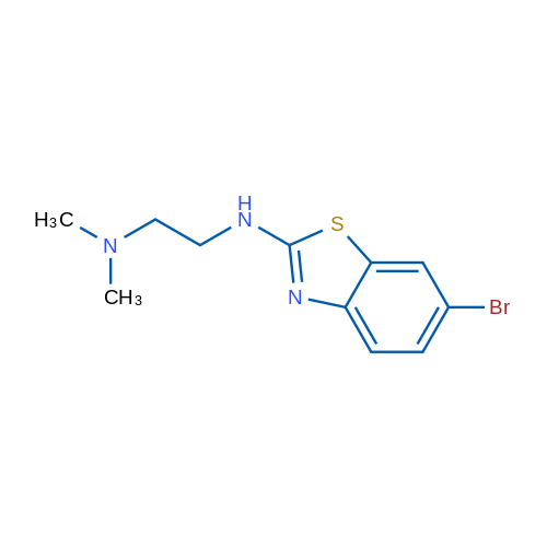 N'-(6-bromo-1,3-benzothiazol-2-yl)-N,N-dimethylethane-1,2-diamine 1g