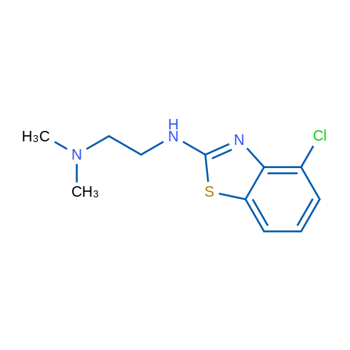 N'-(4-chloro-1,3-benzothiazol-2-yl)-N,N-dimethylethane-1,2-diamine 10g