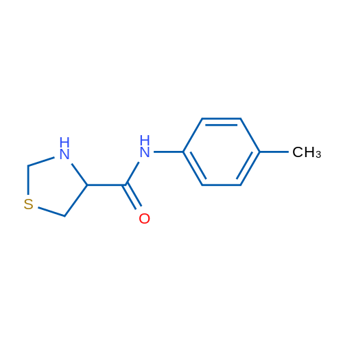 N-(4-Methylphenyl)-1,3-thiazolidine-4-carboxamide 1g
