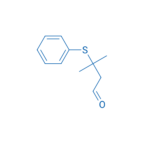 3-Methyl-3-(phenylthio)butanal 250mg