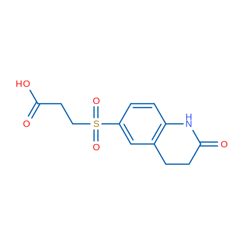 3-((2-Oxo-1,2,3,4-tetrahydroquinolin-6-yl)sulfonyl)propanoic acid 5g