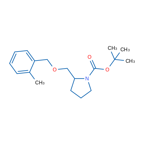 tert-Butyl 2-(((2-methylbenzyl)oxy)methyl)pyrrolidine-1-carboxylate 1g