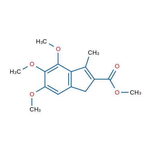 Methyl 4,5,6-trimethoxy-3-methyl-1H-indene-2-carboxylate 1g