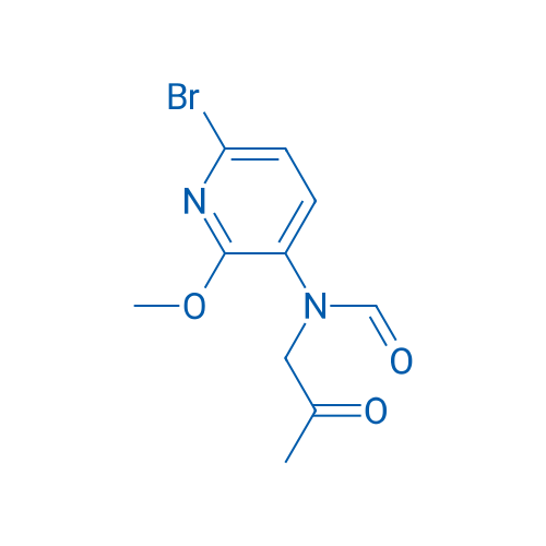 N-(6-Bromo-2-methoxypyridin-3-yl)-N-(2-oxopropyl)formamide 1g