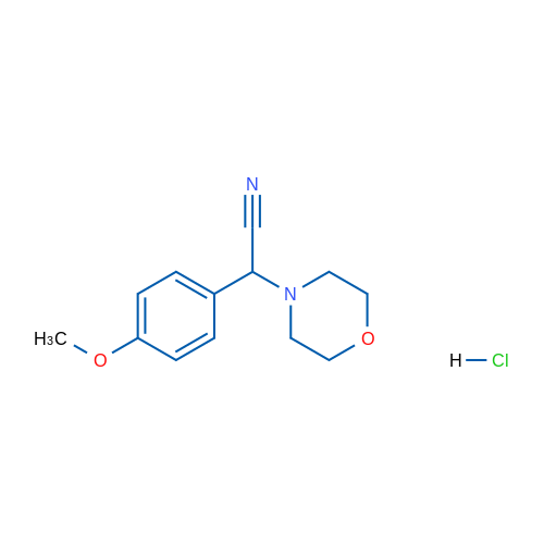 2-(4-Methoxyphenyl)-2-morpholinoacetonitrile hydrochloride 5g