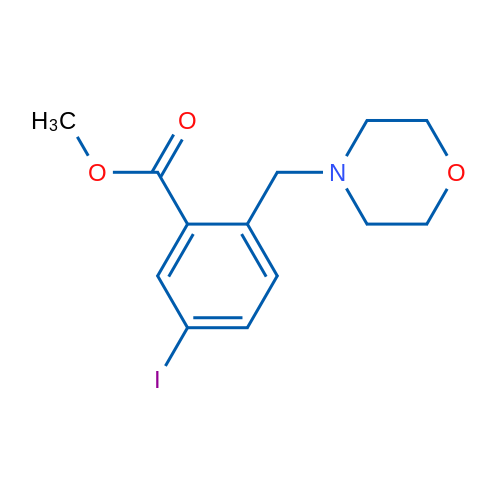 Methyl 5-iodo-2-(morpholinomethyl)benzoate 1g