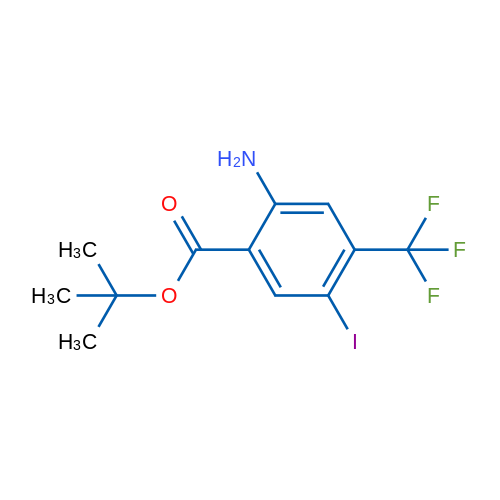 tert-Butyl 2-amino-5-iodo-4-(trifluoromethyl)benzoate 1g