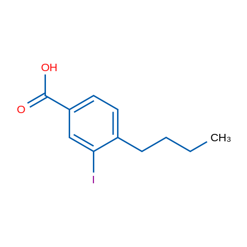 4-Butyl-3-iodobenzoic acid 1g