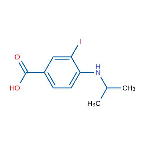 3-Iodo-4-(isopropylamino)benzoic acid 1g