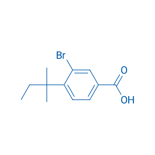 3-Bromo-4-(tert-pentyl)benzoic acid 1g