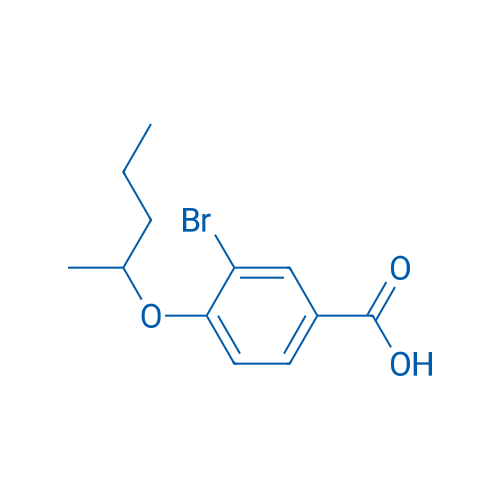 3-Bromo-4-(pentan-2-yloxy)benzoic acid 1g