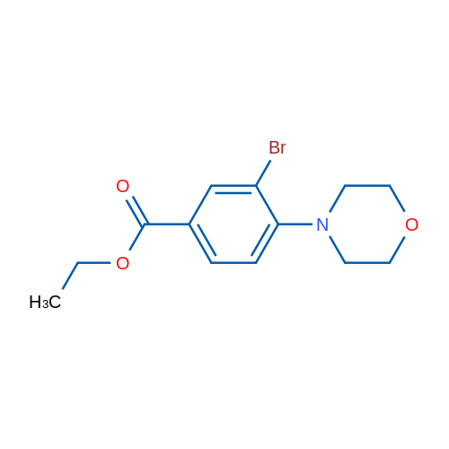Ethyl 3-bromo-4-morpholinobenzoate 1g
