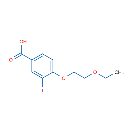 4-(2-Ethoxyethoxy)-3-iodobenzoic acid 1g