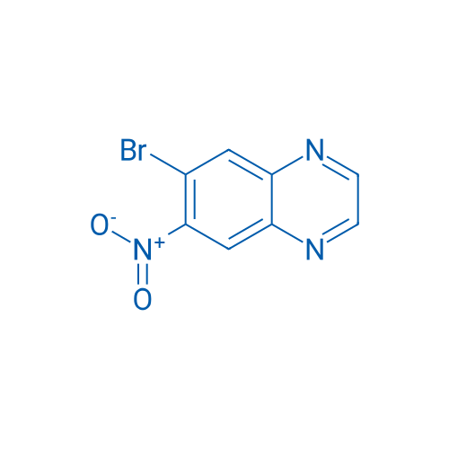 6-Bromo-7-nitroquinoxaline 1g