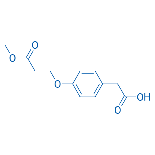 2-(4-(3-Methoxy-3-oxopropoxy)phenyl)acetic acid 1g