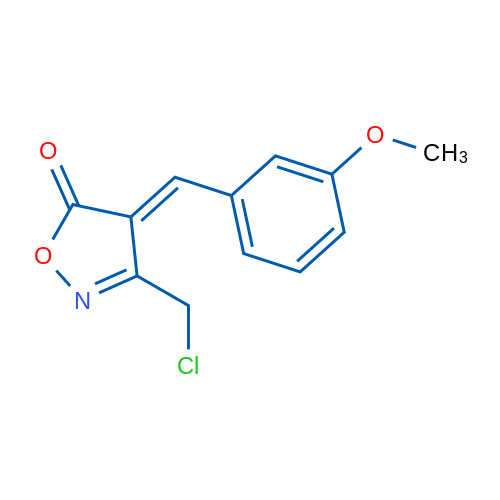 3-(Chloromethyl)-4-(3-methoxybenzylidene)isoxazol-5(4H)-one 1g