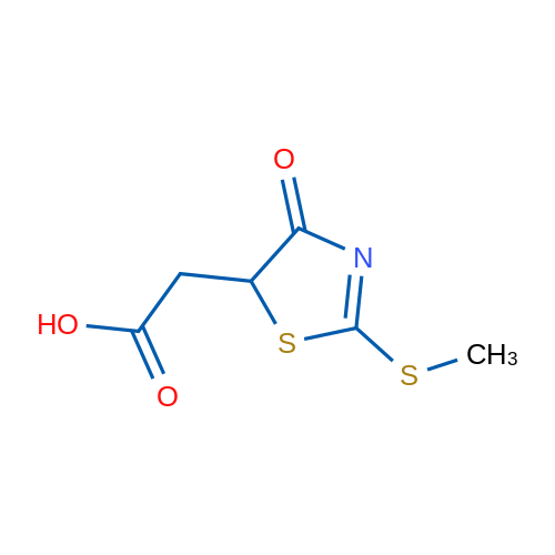 2-(2-(Methylthio)-4-oxo-4,5-dihydrothiazol-5-yl)acetic acid 5g