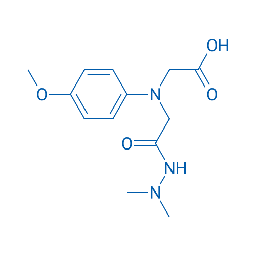 2-((2-(2,2-Dimethylhydrazinyl)-2-oxoethyl)(4-methoxyphenyl)amino)acetic acid 5g