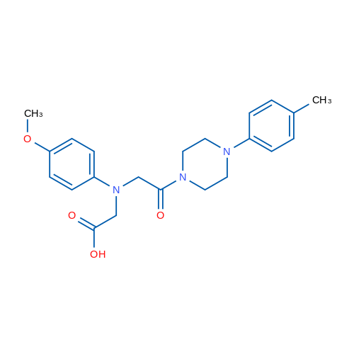 2-((4-Methoxyphenyl)(2-oxo-2-(4-(p-tolyl)piperazin-1-yl)ethyl)amino)acetic acid 1g