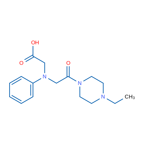 2-((2-(4-Ethylpiperazin-1-yl)-2-oxoethyl)(phenyl)amino)acetic acid 1g