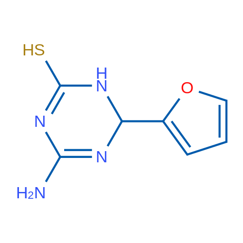 4-Amino-6-(furan-2-yl)-1,6-dihydro-1,3,5-triazine-2-thiol 1g