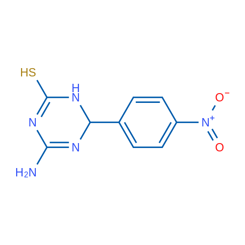 4-Amino-6-(4-nitrophenyl)-1,6-dihydro-1,3,5-triazine-2-thiol 1g