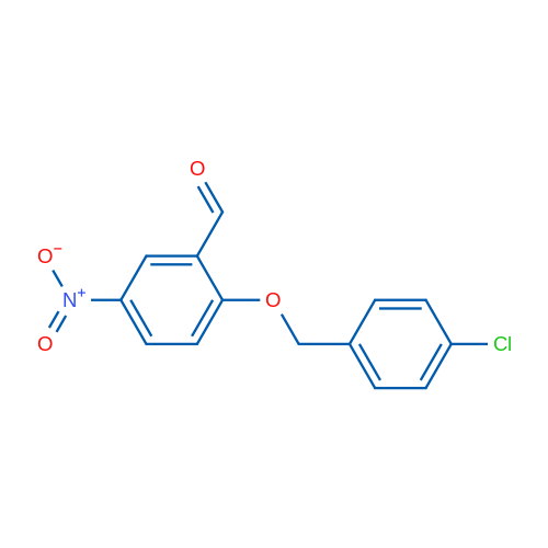 2-((4-Chlorobenzyl)oxy)-5-nitrobenzaldehyde 1g